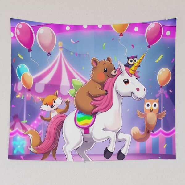 Item preview, Capybara Unicorn Party designed and sold by Teixeira224.