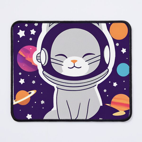 Item preview, Cosmic Kitty - Adorable Astronaut Cat in Space designed and sold by WeirdSketcher.