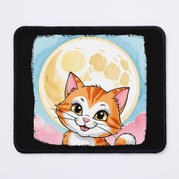 Item preview, Feline Moonlight Kitty designed and sold by TestudoDesign.