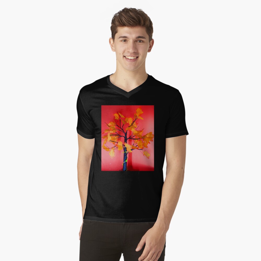 Item preview, V-Neck T-Shirt designed and sold by OneDayArt.