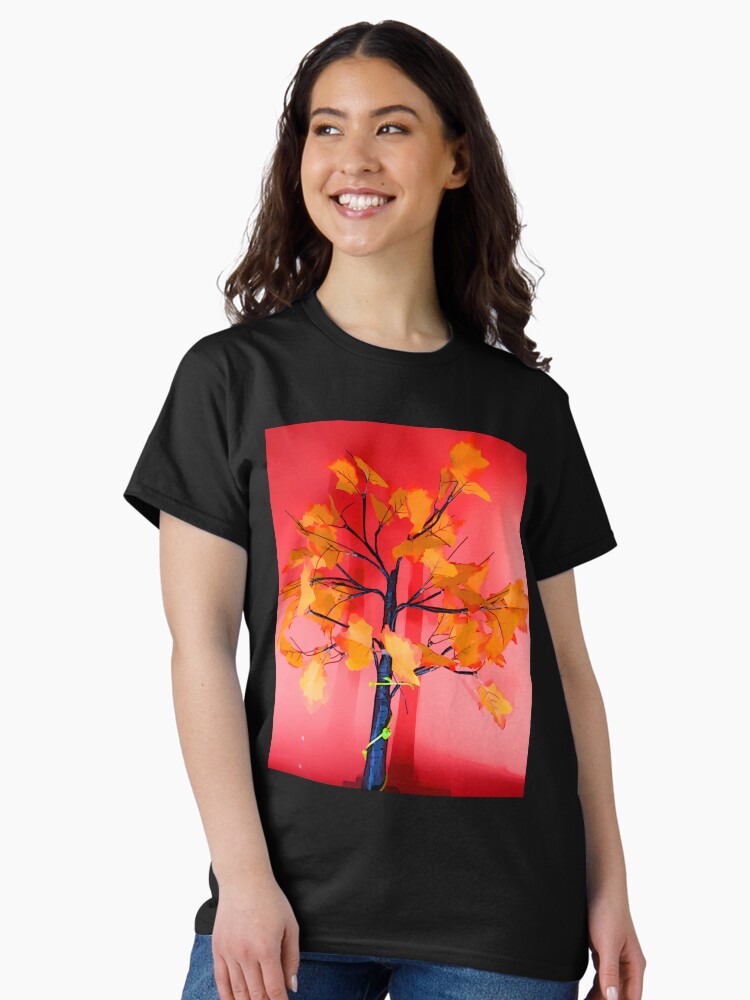 Thumbnail 2 of 7, Classic T-Shirt, Autumnal 1 designed and sold by OneDayArt.