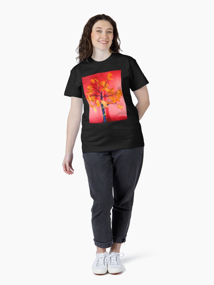 Thumbnail 4 of 7, Classic T-Shirt, Autumnal 1 designed and sold by OneDayArt.