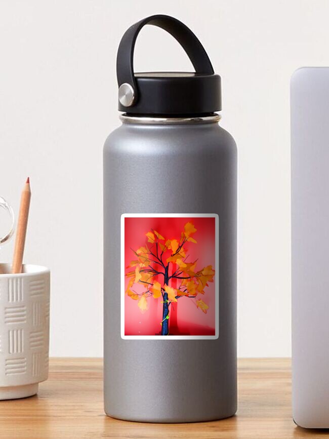 Thumbnail 1 of 3, Sticker, Autumnal 1 designed and sold by OneDayArt.