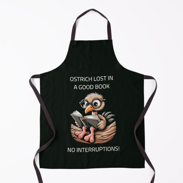 Item preview, Funny product of STRUSIA READING BOOk- Ostrich Lost in a Good Book – No Interruptions! designed and sold by Gadget80.
