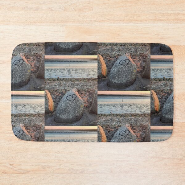 Item preview, Art by Mike from Action Photo on the North Sea beach, stone with heart designed and sold by allartbymike.