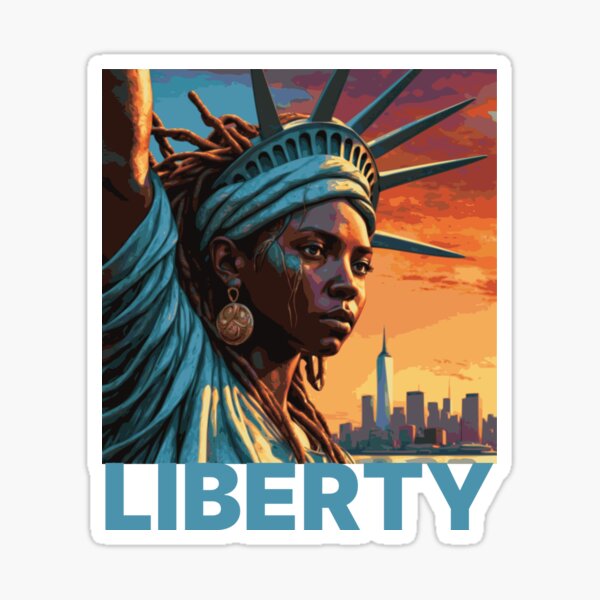 Aperçu de l'œuvre MOIS DE L'HISTOIRE DES FEMMES BIPOC LIBERTY HERSTORY 5 créée et vendue par Marni Scofidio Desi9ns.