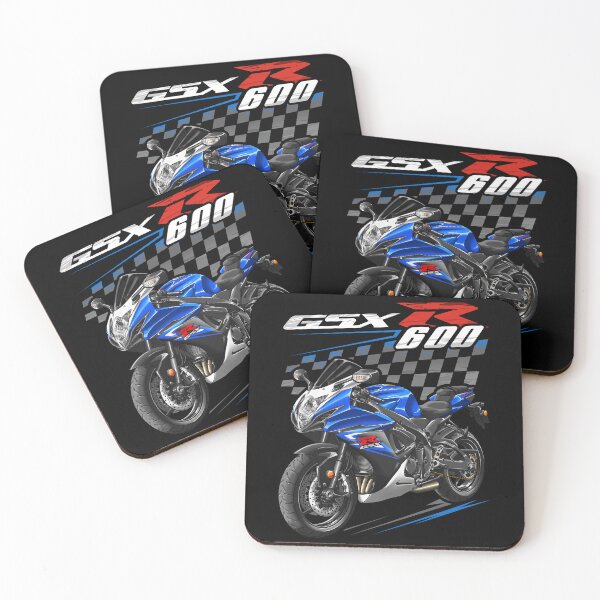 Item preview, Suzuki GSXR 600 2014 (Metallic Triton Blue & Pearl Glacier White) for Motorcycle Riders designed and sold by MotoApparelHub.