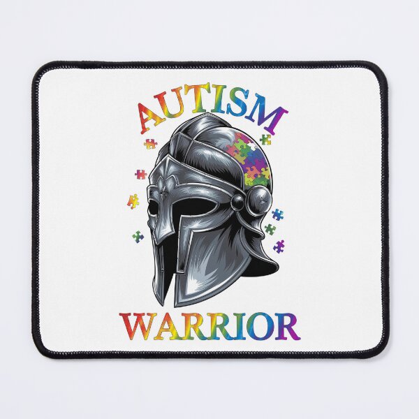 Item preview, Autism Warrior: Helm of Strength designed and sold by DarylWelsh2024.