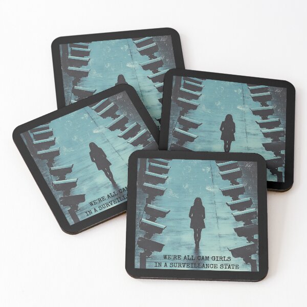 Item preview, We're All Cam Girls In The Surveillance State designed and sold by RockFireMerch.