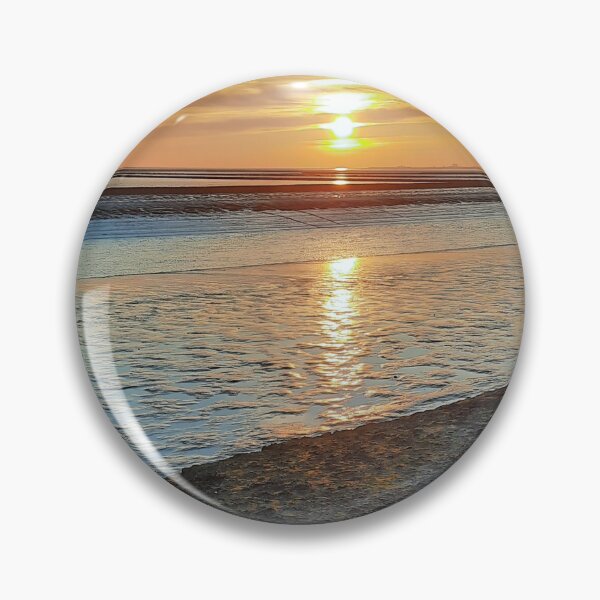 Item preview, Art by Mike Photography Photo on the North Sea beach with romantic sunset designed and sold by allartbymike.