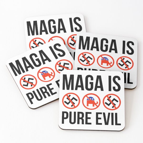 Item preview, MAGA is pure evil  designed and sold by Rachel the Artist .