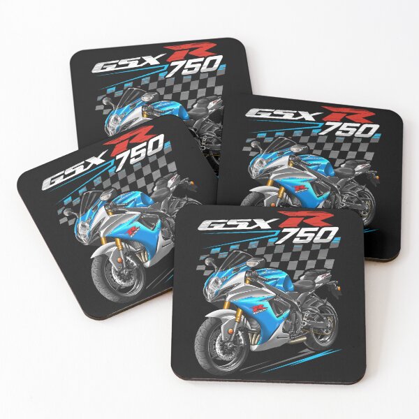Item preview, Suzuki GSXR 750 2013-2014 (Metallic Triton Blue & Pearl Glacier White) for Motorcycle Riders designed and sold by MotoApparelHub.