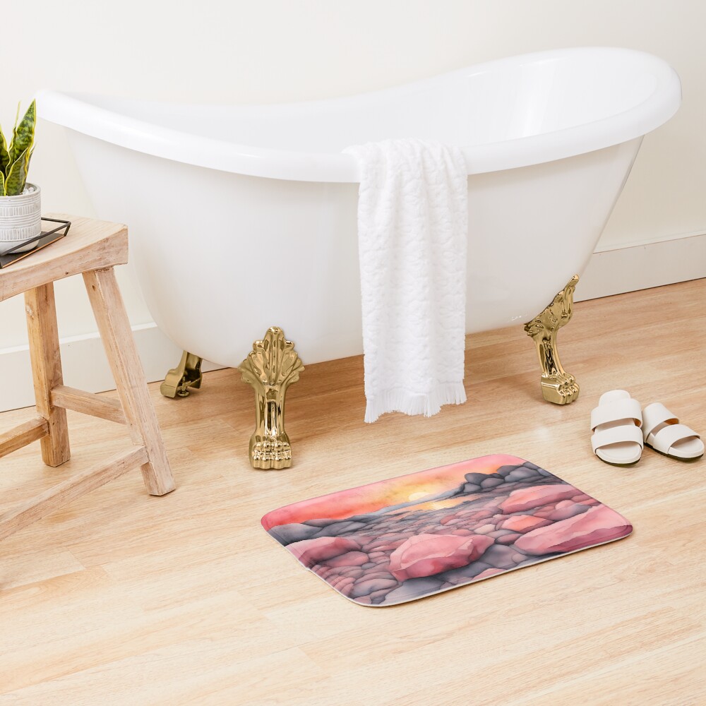 Item preview, Bath Mat designed and sold by BookCovered.