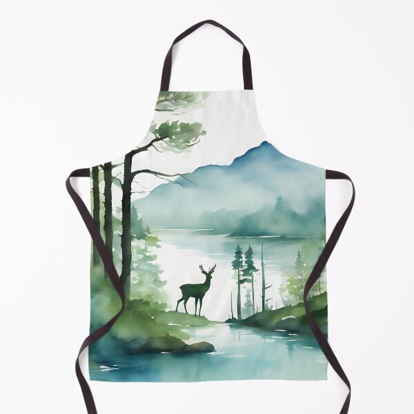 Item preview, Green Deer Silhouette designed and sold by CalmnessbyChoice.