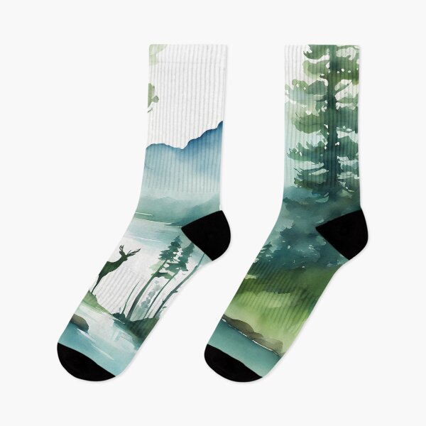 Item preview, Green Deer Silhouette designed and sold by CalmnessbyChoice.