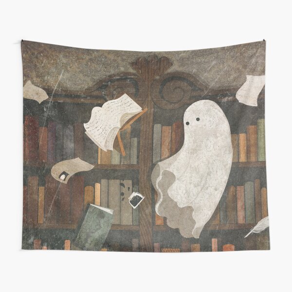 Item preview, There's a Poltergeist in the Library Again... designed and sold by katherineblower.