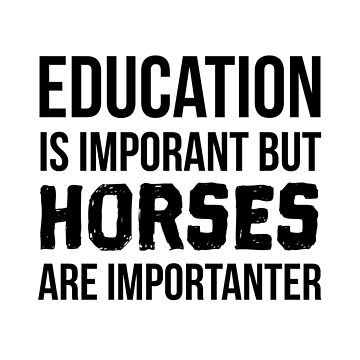 Artwork thumbnail, Horses Are Importanter by Renware