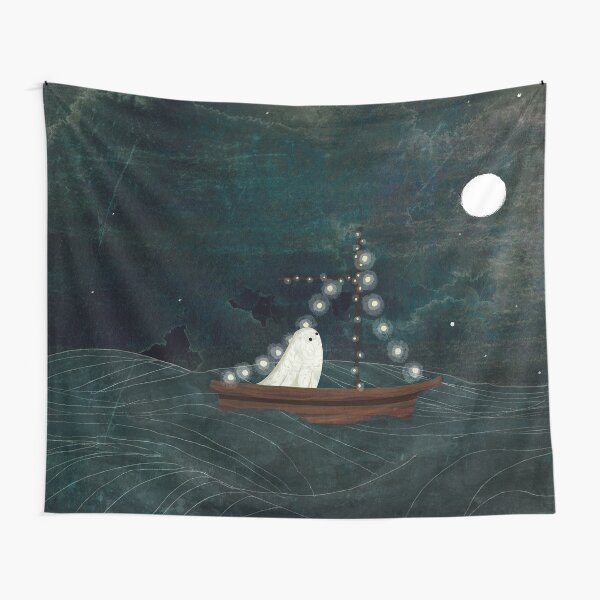 Vista previa del artículo con la obra «Paseo en barco fantasma», diseñado y vendido por katherineblower.