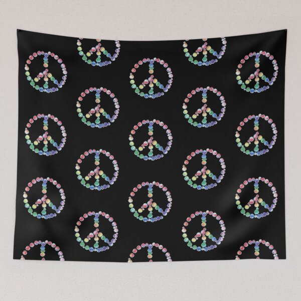 Item preview, Swirling Tie-Dye Peace Dotted Art designed and sold by Zakrytos ★★★★★.