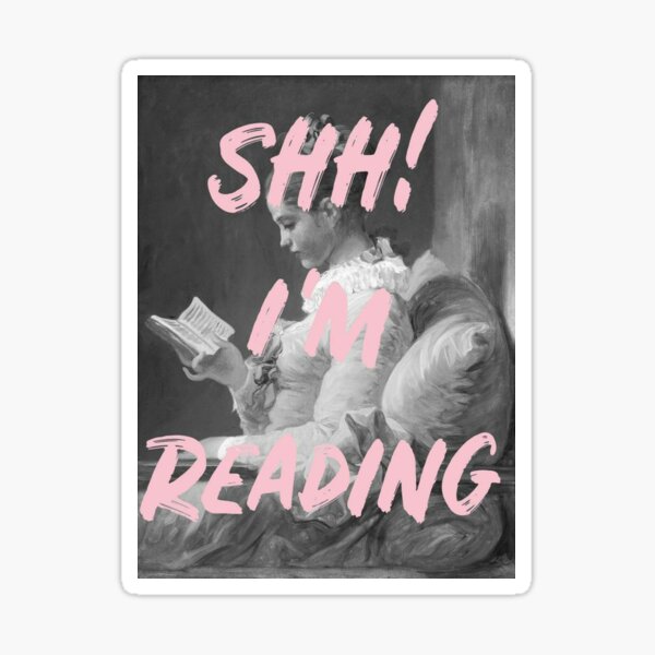 Artikel-Vorschau von psst! Ich lese, Bücher, designt und verkauft von Tay Designs.