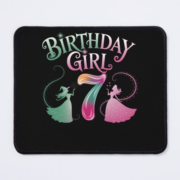 Item preview, 7Th Birthday Witch Pink And Green 7 Year Old Birthday Girl designed and sold by clothesy7.