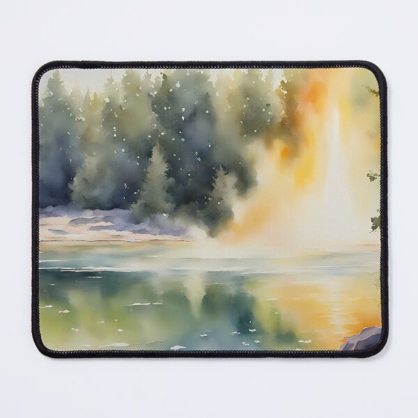 Item preview, Geyser Eruption in Lake designed and sold by CalmnessbyChoice.