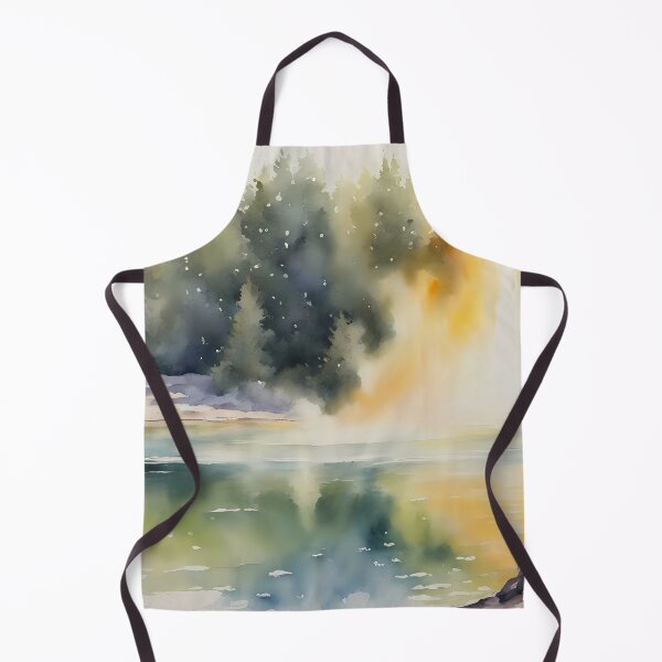 Item preview, Geyser Eruption in Lake designed and sold by CalmnessbyChoice.