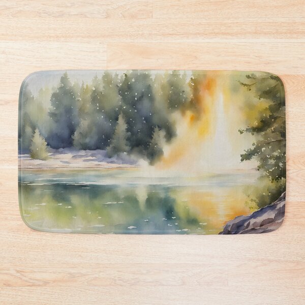 Item preview, Geyser Eruption in Lake designed and sold by CalmnessbyChoice.