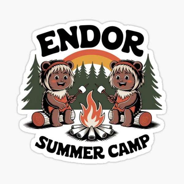 Vista previa del artículo con la obra «Campamento Endor», diseñado y vendido por ABOUZAKARIAE.