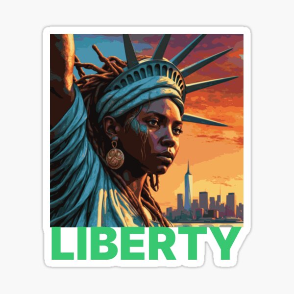 Aperçu de l'œuvre MOIS DE L'HISTOIRE DES FEMMES BIPOC LIBERTY HERSTORY 9 créée et vendue par Marni Scofidio Desi9ns.