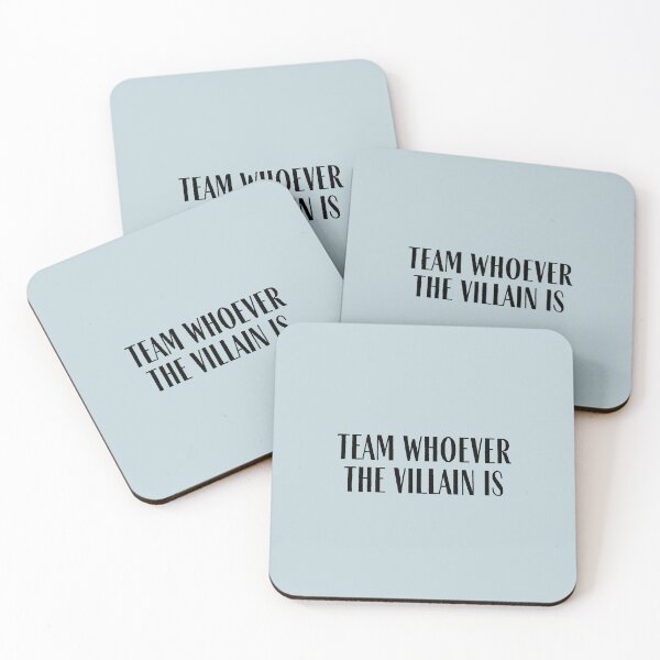 Item preview, team whoever the villain is designed and sold by Neadoodles.