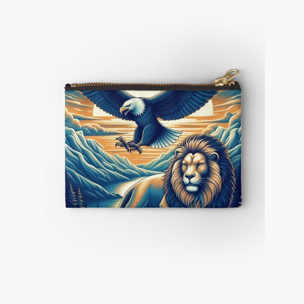 Item preview, Eagle & Lion in Mountain designed and sold by kharatsuchita.