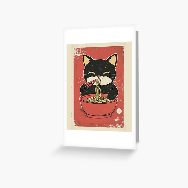 Item preview, Ramen Cat Japanese designed and sold by mustbewhy.