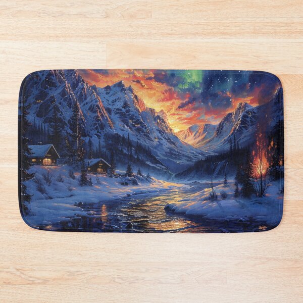 Item preview, Winter Cabins designed and sold by Dawn van Doorn.