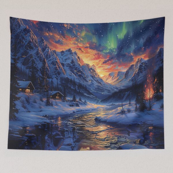 Item preview, Winter Cabins designed and sold by Dawn van Doorn.