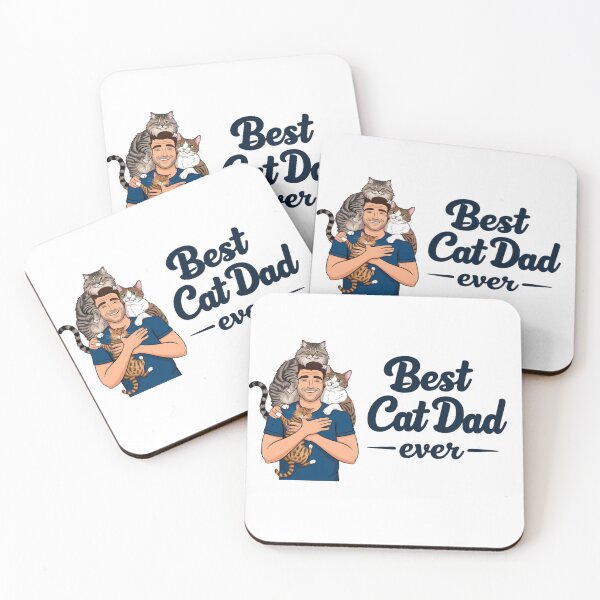 Item preview, The Best Cat Dad – Design for Cat Lovers designed and sold by StormArte.