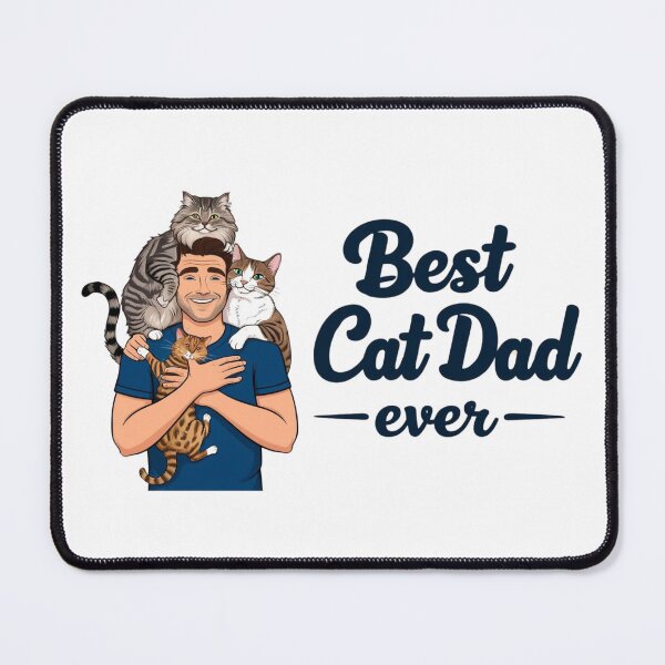 Item preview, The Best Cat Dad – Design for Cat Lovers designed and sold by StormArte.