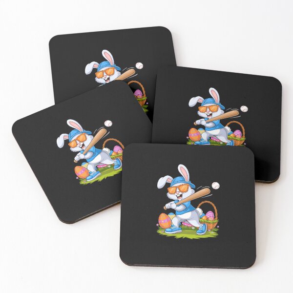 Item preview, Funny Baseball Bunny Easter For Kids Boys Toddlers  designed and sold by facegm.