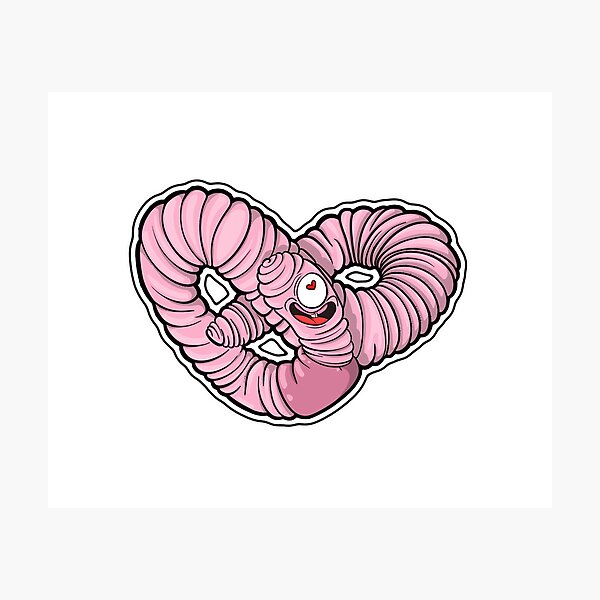 Item preview, Worm in love designed and sold by RogerLapis.