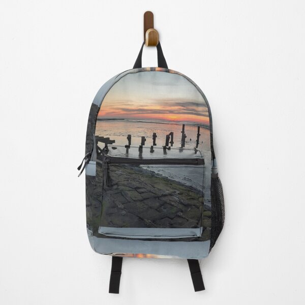 Item preview, Art by Mike Photography Photo on the North Sea beach with romantic sunset, Theme II designed and sold by allartbymike.