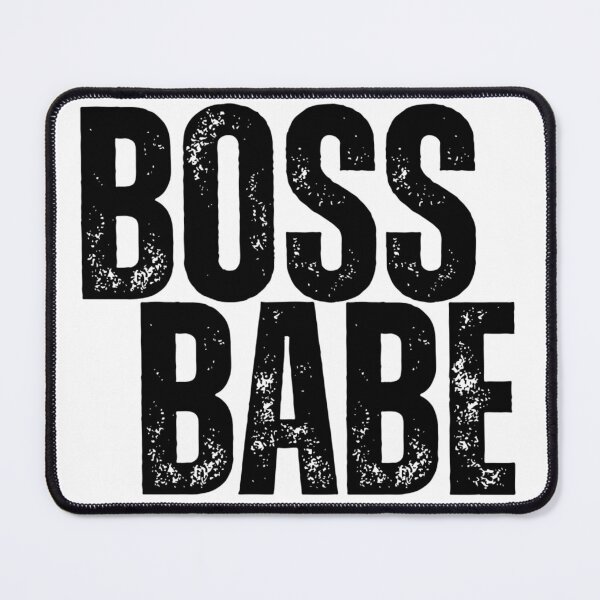 Item preview, BOSS BABE - Black and White - Motivational/ Inspirational quotes designed and sold by TishCO.