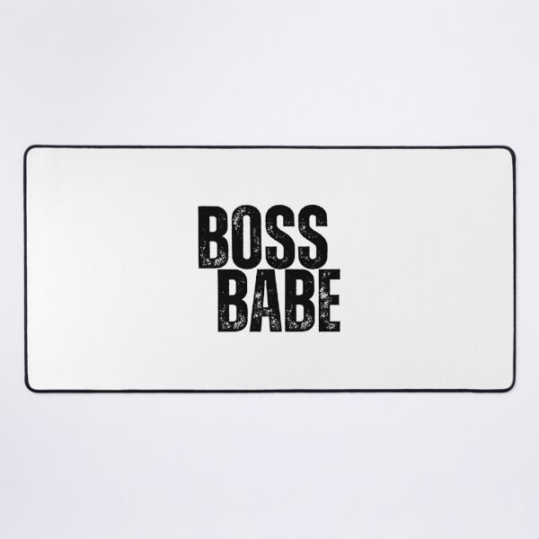 Item preview, BOSS BABE - Black and White - Motivational/ Inspirational quotes designed and sold by TishCO.