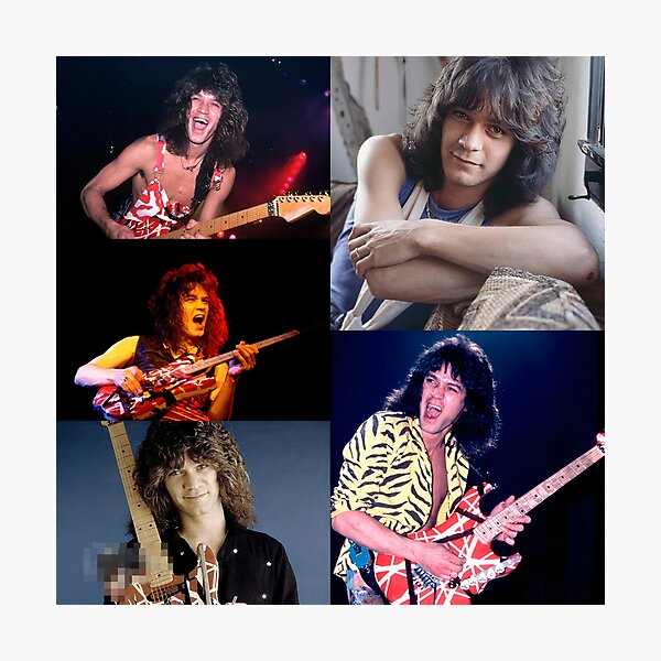 Item preview, eddie vanhalen collage designed and sold by TribeMystic.
