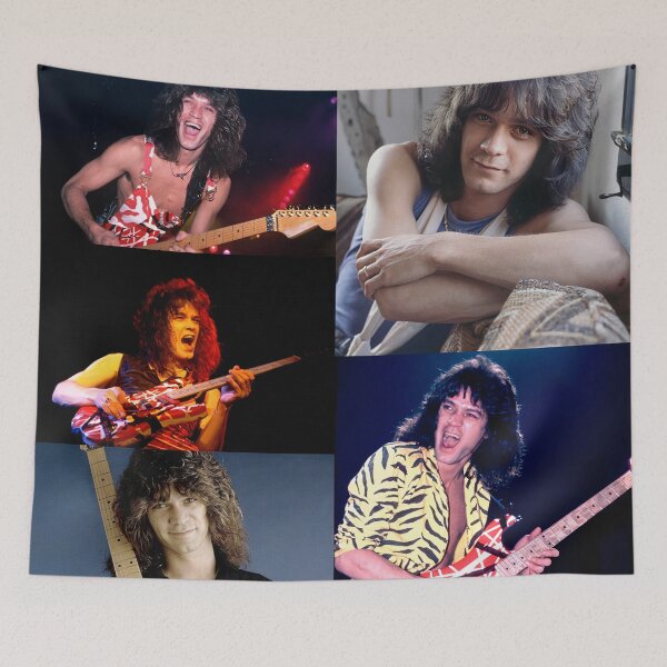 Item preview, eddie vanhalen collage designed and sold by TribeMystic.