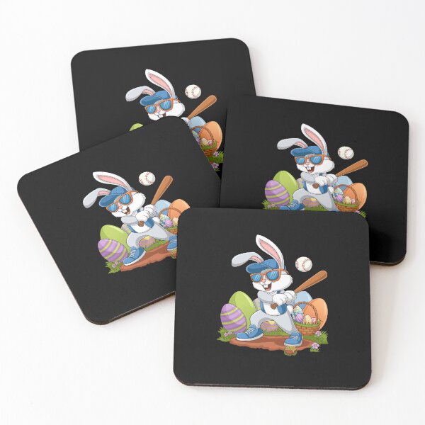 Item preview, Funny Baseball Bunny Easter  For Kids Boys Toddlers designed and sold by facegm.