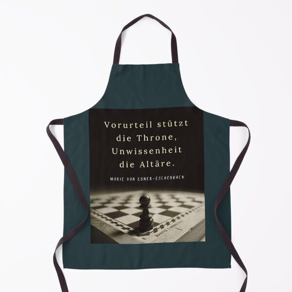 Item preview, Marie von Ebner-Eschenbach quote: Vorurteil stützt die Throne, Unwissenheit die Altäre. designed and sold by artbleed.