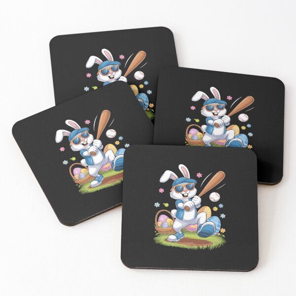 Item preview, Funny Baseball Bunny Easter Shirts For Kids Boys Toddlers designed and sold by facegm.