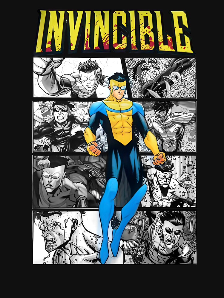 Thumbnail 7 of 7, Essential T-Shirt, Invincible TV Show designed and sold by JessicaMaxwell.