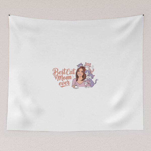 Item preview, The Best Cat Mom – Design for Cat Lovers designed and sold by StormArte.