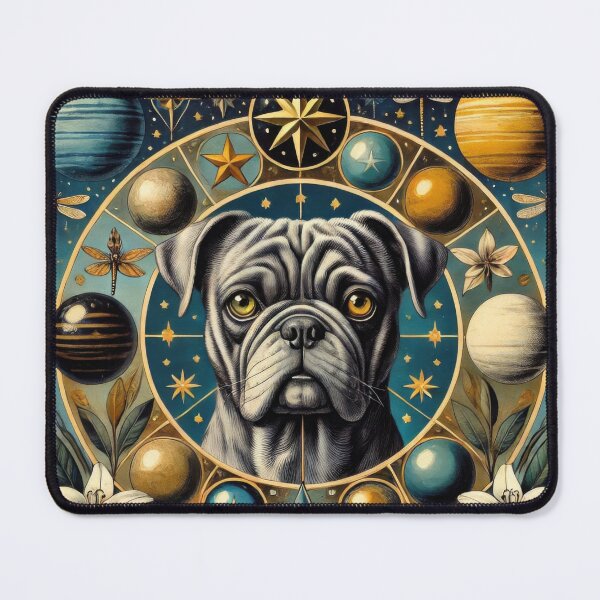 Item preview, French Bulldog in Grey designed and sold by HabitableMoons.